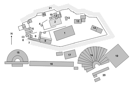 plan de l'acropole