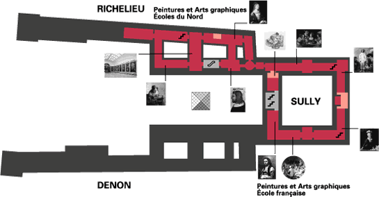 musee du louvre plan