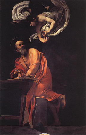 Saint Matthieu et l'Ange du Caravage