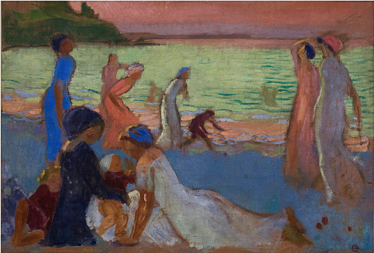 Soir de septembre, la plage de Trestrignel Maurice Denis, 1911