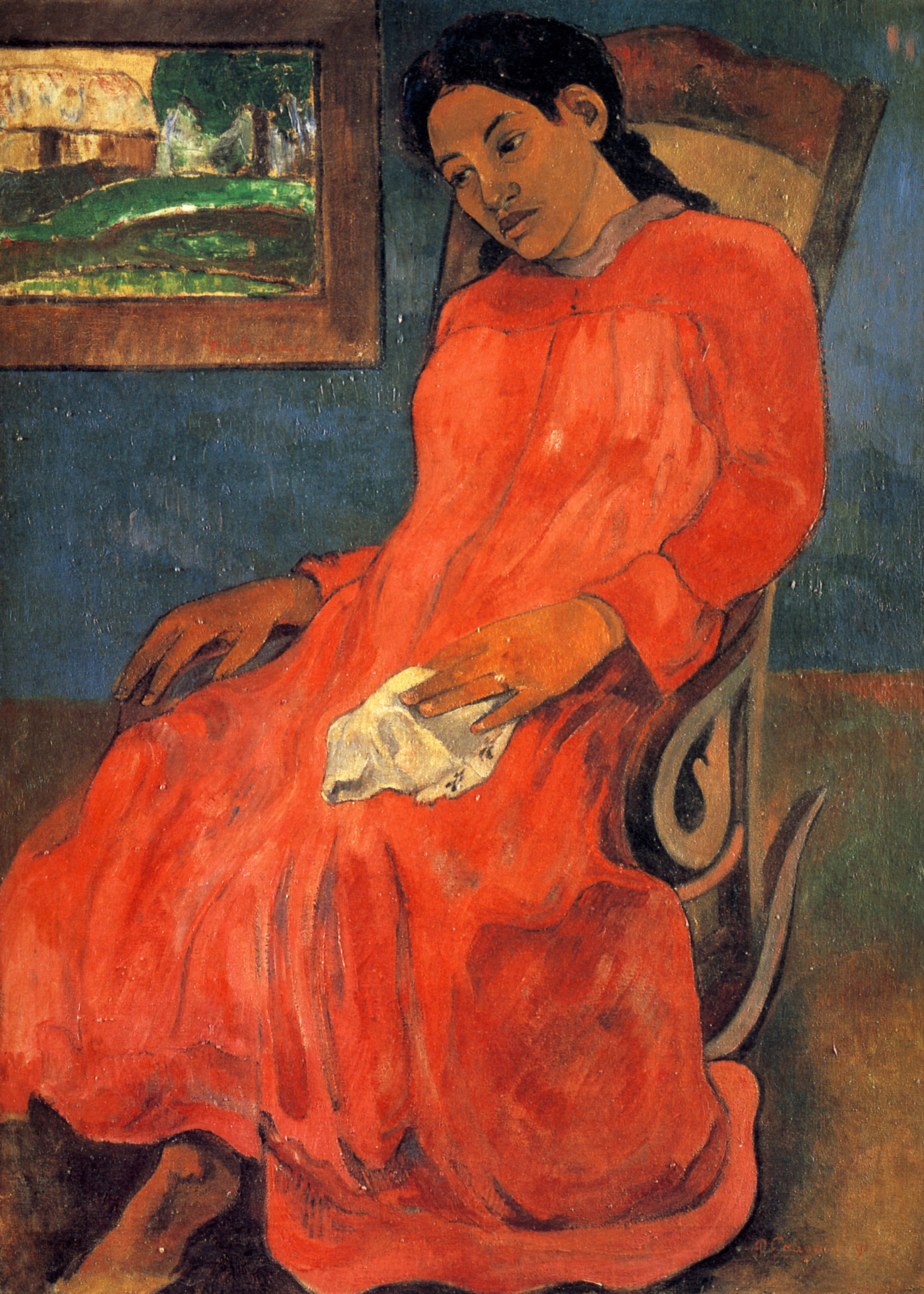 La femme a la robe rouge hotsell