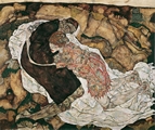 Mort et jeune fille d'Egon Schiele